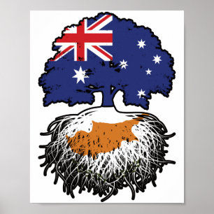 Cyprus Cypriot Australian Australia Tree Roots Poster