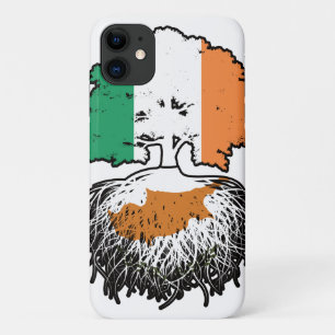 Cyprus Cypriot Irish Ireland Tree Roots Flag iPhone 11 Case