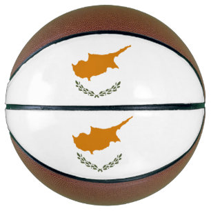 Cyprus Flag Basketball
