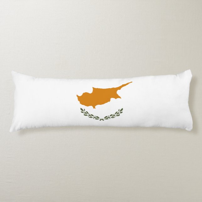 Cyprus Flag Body Cushion (Front)