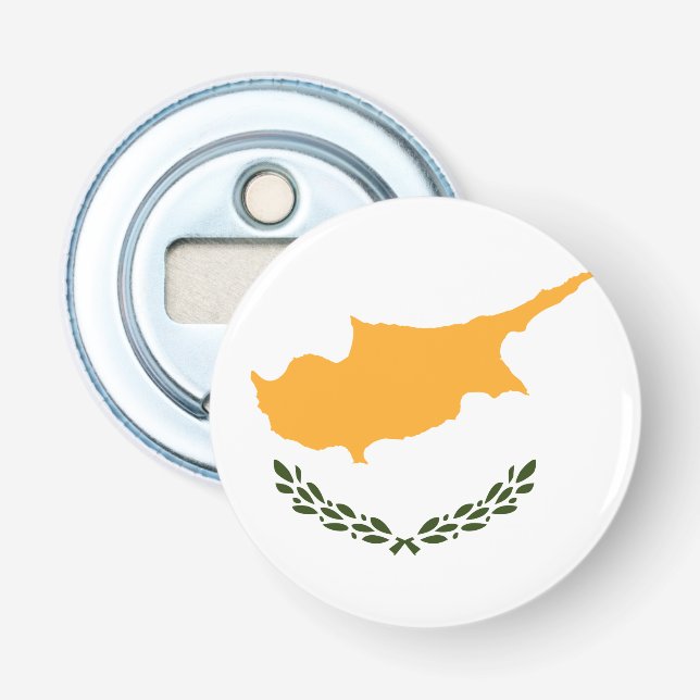 Cyprus Flag Bottle Opener (Front)