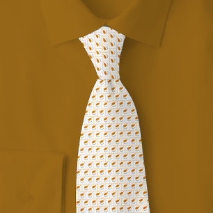 Cyprus Flag Brick Pattern Tie