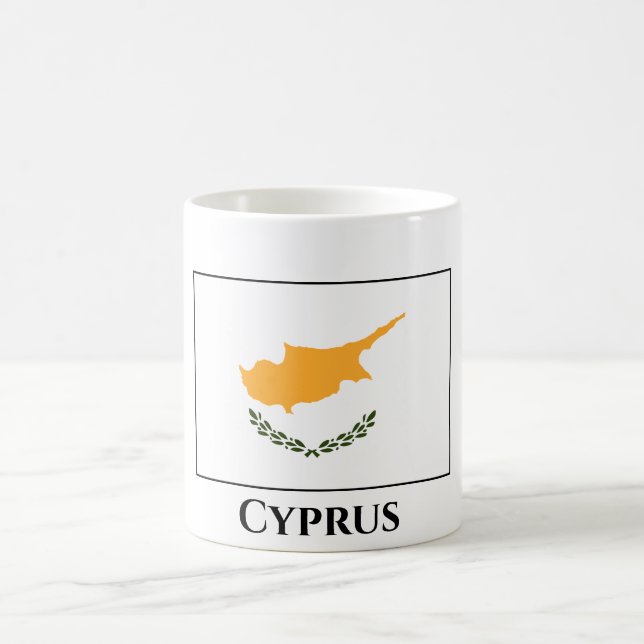 Cyprus Flag Coffee Mug (Center)