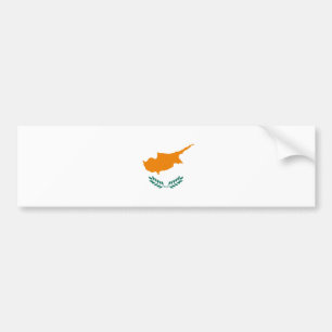 Cyprus Flag CY Bumper Sticker