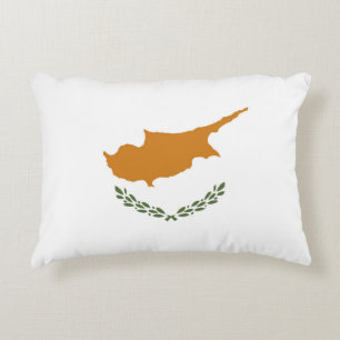 Cyprus flag decorative cushion