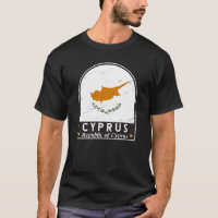 Cyprus Flag Emblem Distressed Vintage