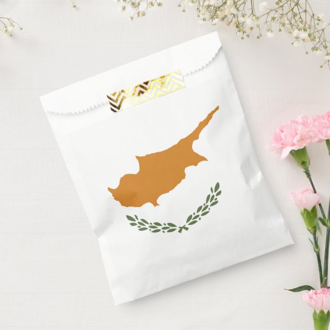 Cyprus flag favour bag (Sealed)
