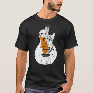Cyprus Flag Guitar Vintage Musician T-Shirt