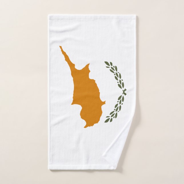 Cyprus Flag Hand Towel (Hand Towel)