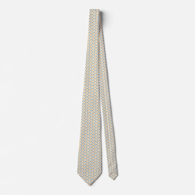Cyprus Flag Honeycomb Tie (Front)