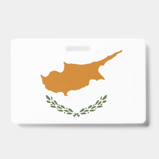 Cyprus flag ID badge (Front)