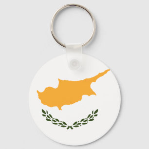 Cyprus Flag Key Ring