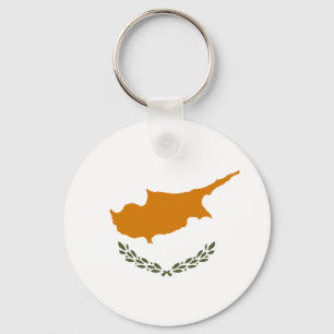 Cyprus Flag Key Ring