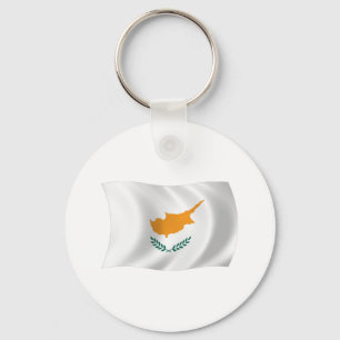 Cyprus Flag Keychain