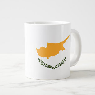 Cyprus flag large coffee mug