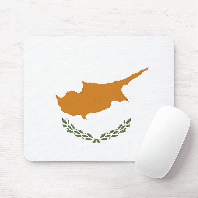 Cyprus flag mouse pad (With Mouse)
