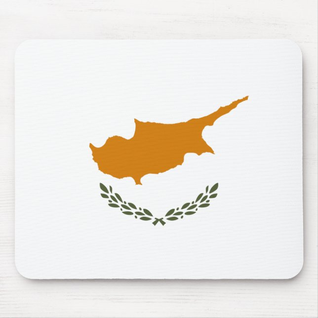 Cyprus Flag Mouse Pad (Front)