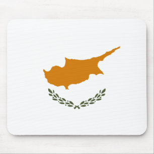 Cyprus Flag Mouse Pad