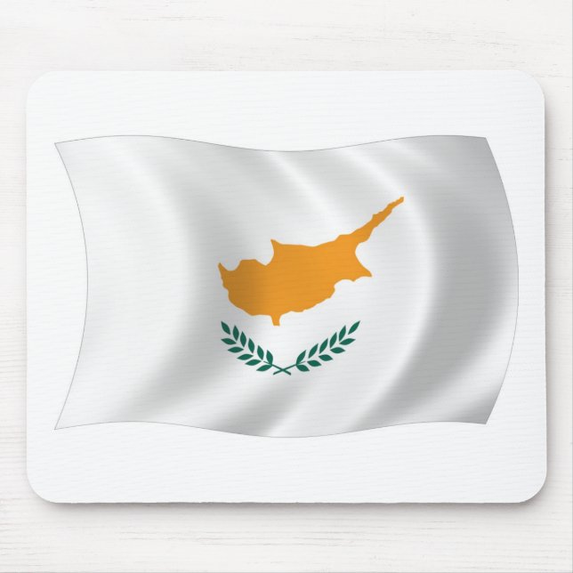 Cyprus Flag Mousepad (Front)