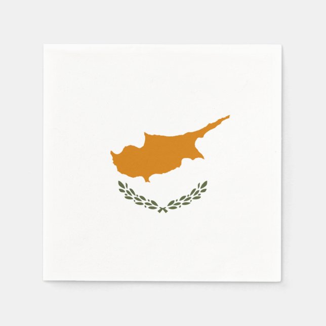 Cyprus Flag Napkin (Front)