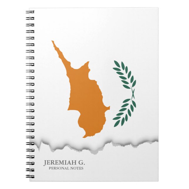 Cyprus Flag Notebook (Front)