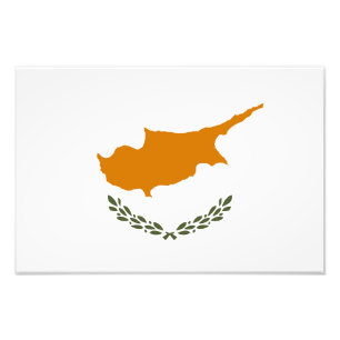 Cyprus Flag Photo Print