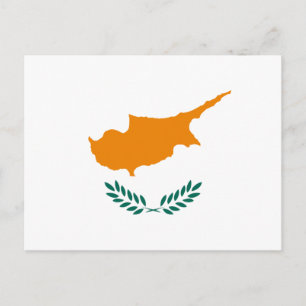 Cyprus Flag Postcard