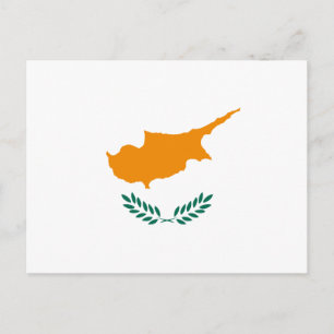 Cyprus Flag Postcard