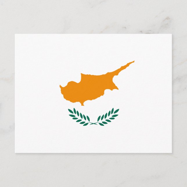 Cyprus Flag Postcard (Front)