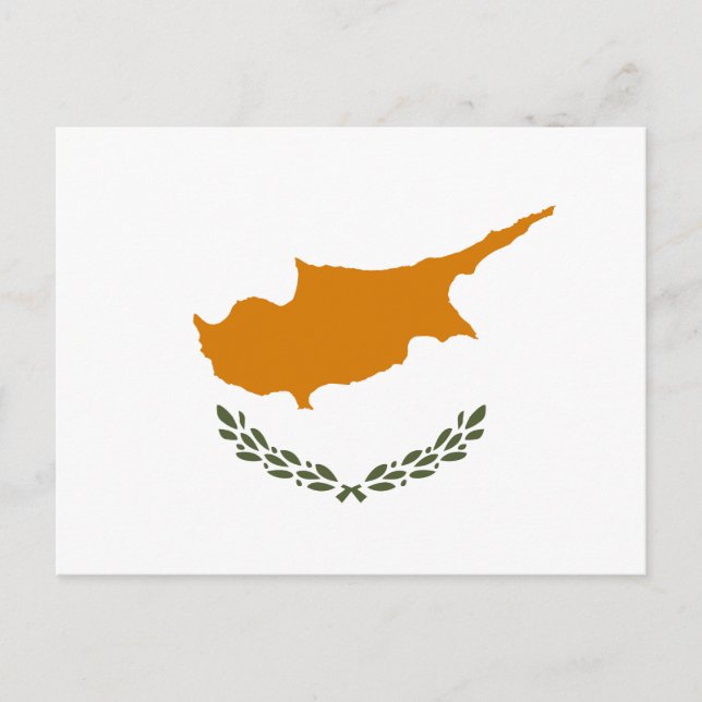 Cyprus Flag Postcard (Front)