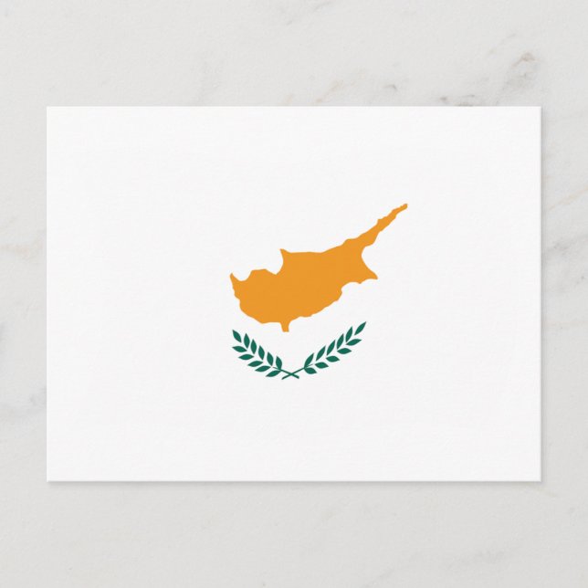 Cyprus Flag Postcard (Front)