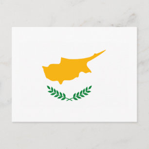 Cyprus Flag Postcard