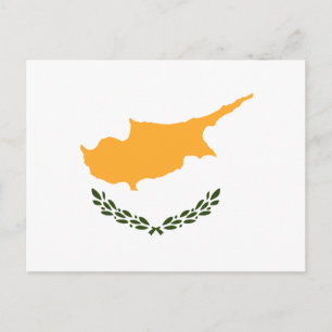 Cyprus Flag Postcard