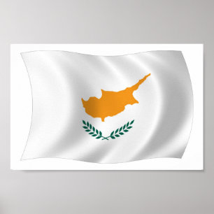 Cyprus Flag Poster Print