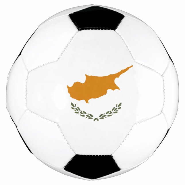 Cyprus Flag Soccer Ball (Front)