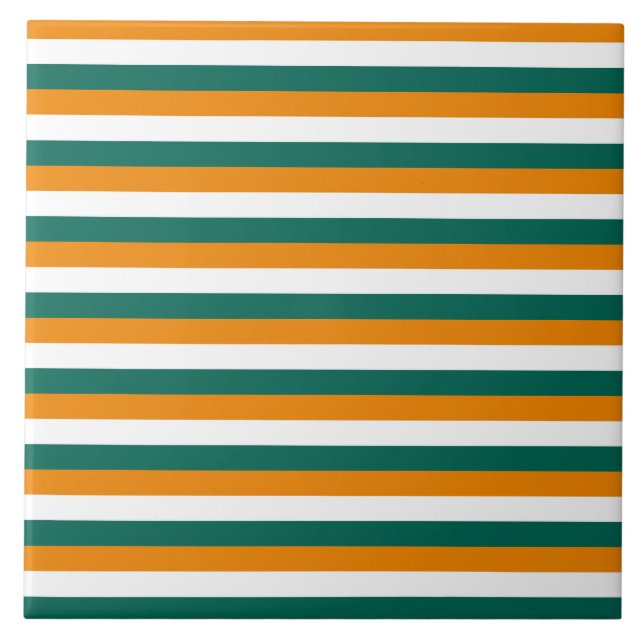 Cyprus flag stripes country symbol pattern lines ceramic tile (Front)