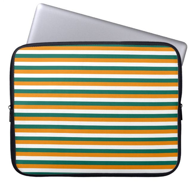 Cyprus flag stripes country symbol pattern lines laptop sleeve (Front)