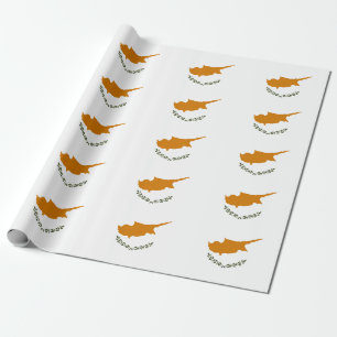Cyprus Flag Wrapping Paper