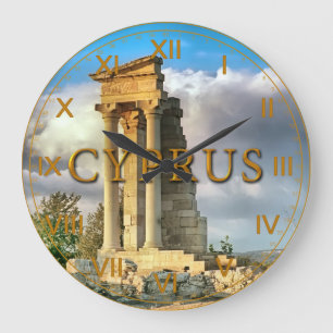 Cyprus gift large clock