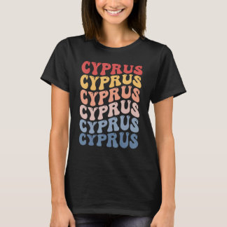 Cyprus Groovy Retro Cypriot T-Shirt