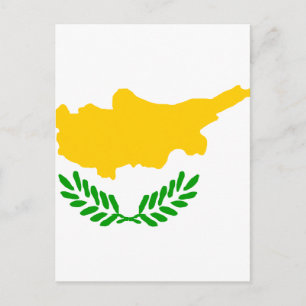Cyprus High quality Flag Postcard