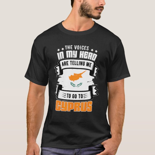 Cyprus In My Head T-Shirt (Front)