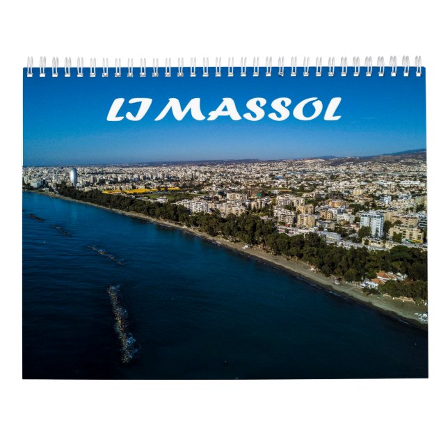 Cyprus Limassol calendar (Back)