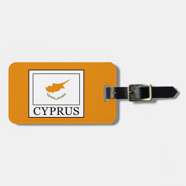 Cyprus Luggage Tag (Front Horizontal)