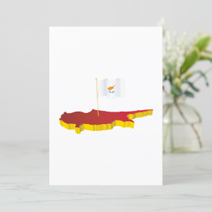 Cyprus Map Invitation