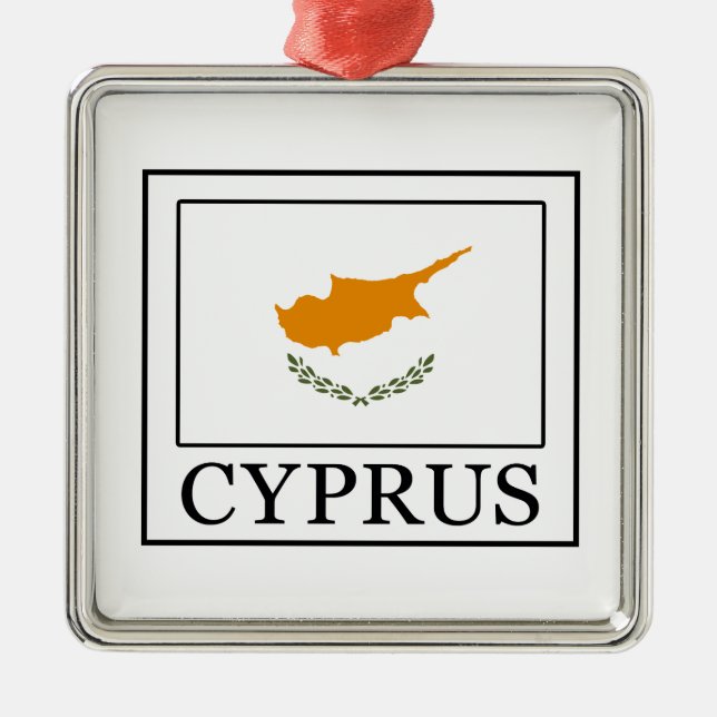 Cyprus Metal Ornament (Front)