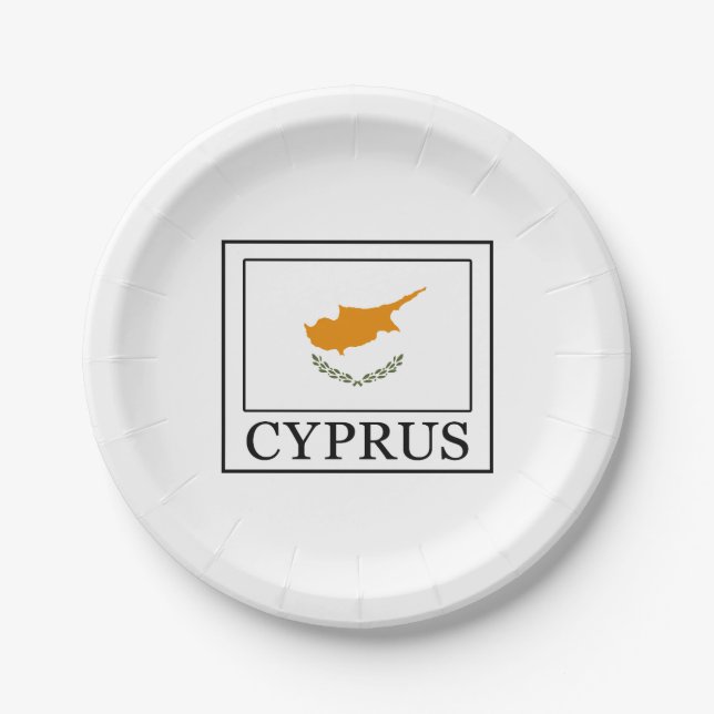 Cyprus Paper Plate (Front)