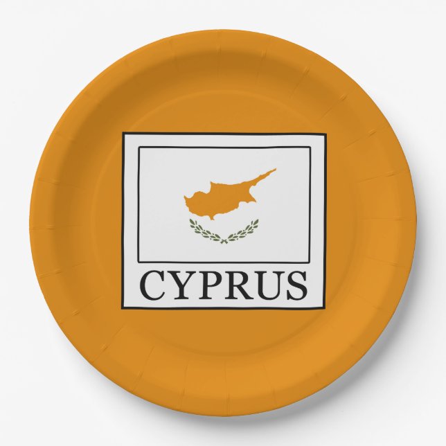 Cyprus Paper Plate (Front)