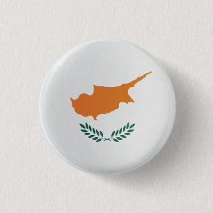 Cyprus  Round Icon Flag 3 Cm Round Badge