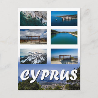 Cyprus scenes postcard